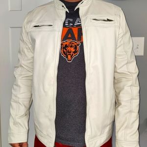 White Leather Jacket